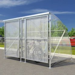 Gated 10 Cycle Shelter